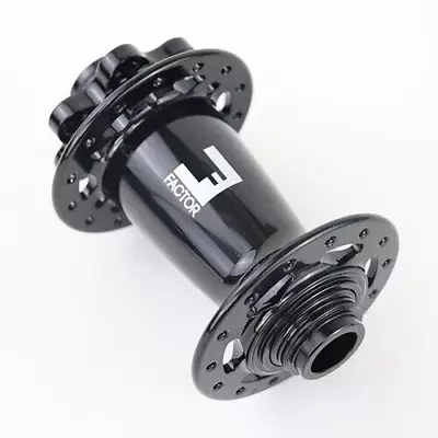 New Novatec Factor E FRONT HUB 15x110mmTHRU-AXLE 32h BLACK Disc Brake 6-Bolts • $23.89