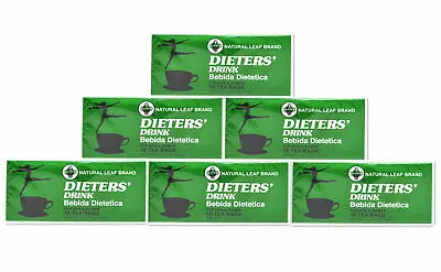 £36.99 • Buy 6 BOXES OF Dieters' Drink Bebida Dietetica Natural Leaf Brand Dieters 108 Bag