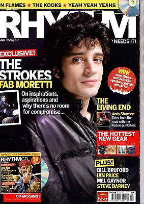 £4.99 • Buy RHYTHM Magazine (UK) No 123 (April 2006) Fab Moretti, Mel Gaynor, Steve Barney