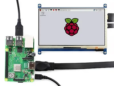 1024x600 7  IPS Display HDMI LCD Capacitive Touch For Raspberry Pi 4B Waveshare • $57.41