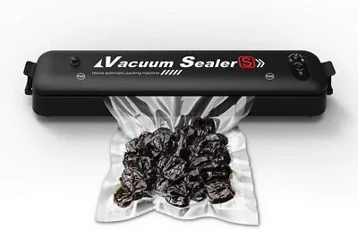 $24.99 • Buy Vacuum Sealer Machine Automatic For Food Preservation Led Indicator Lights Black