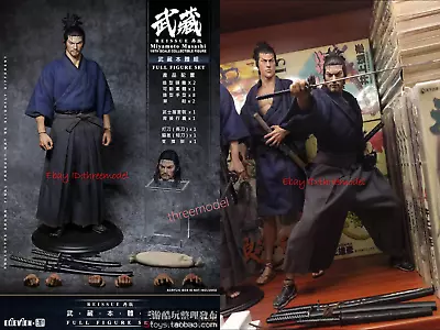 Eleven X Kai Studio EXK008 1/6 Miyamoto Musashi Action Figure Reissue IN STOCK • $251