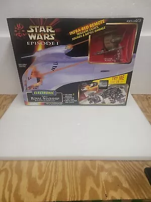 Star Wars Naboo Royal Starship 1999 New Box In Great Shape! • $350