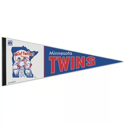 Minnesota Twins Premium Quality Pennant 12 X30  Banner Cooperstown Collection  • $14.92