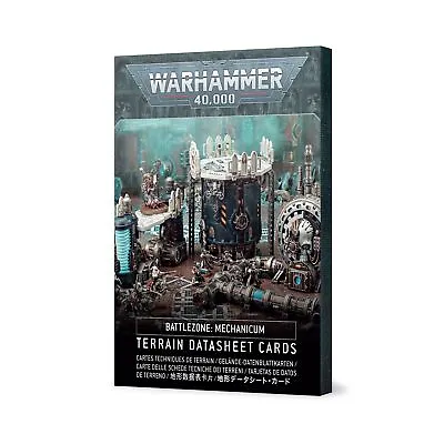 Warhammer 40K Battlezone: Mechanicum Terrain Datasheet Cards 40-19 • $41.95