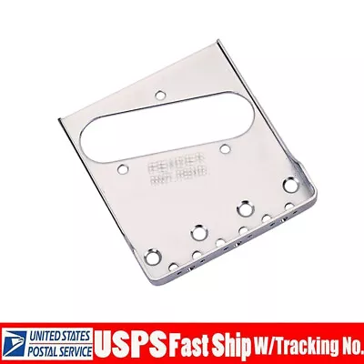 £14.89 • Buy Chrome Guitar Bridge Control Plate For Fender Vintage Tele TL Telecaster