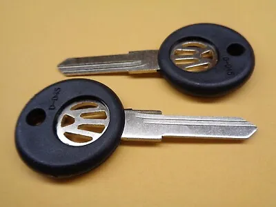 2 Blank Key Keys Fits Vw Scirocco Rabbit Jetta Audi 100 Set Of 2 U.s. Shiping! • $14.92