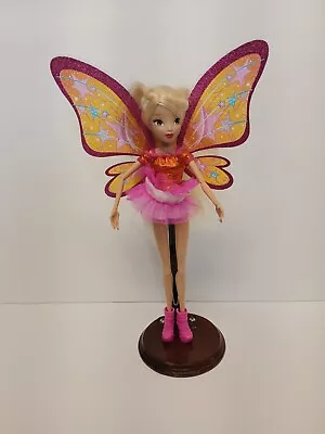 Winx Club STELLA BELIEVIX Fluttering Wings Doll Jakks  Pacific 2012 • $90