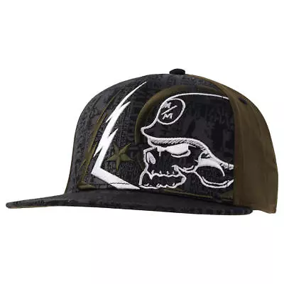 Metal Mulisha Men's Ghost 2 Military Green Flexfit Hat Clothing Apparel FMX S... • $36.70