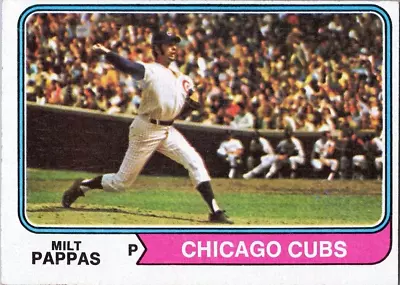 1974 Topps #640 Milt Pappas Chicago Cubs EX-MT • $1.99