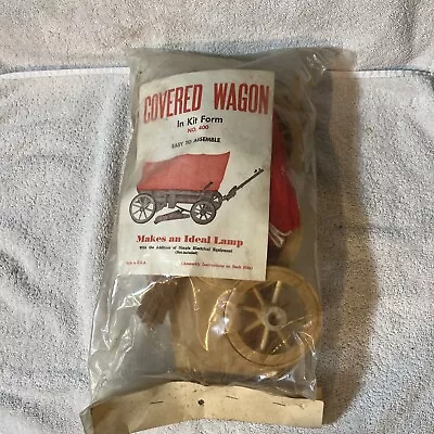 $13.95 • Buy Vintage Covered Wagon Kit No. 400 Wood Made In USA In Original Unopened Bag