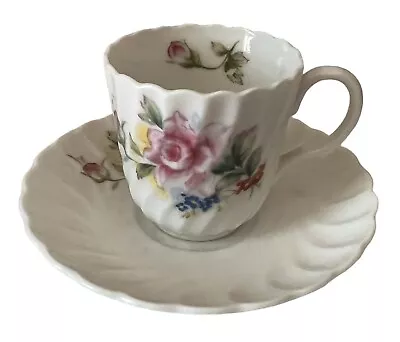 Vintage Hand Painted Gold China-Made In Occupied Japan Demitasse Cup & Saucer • $16