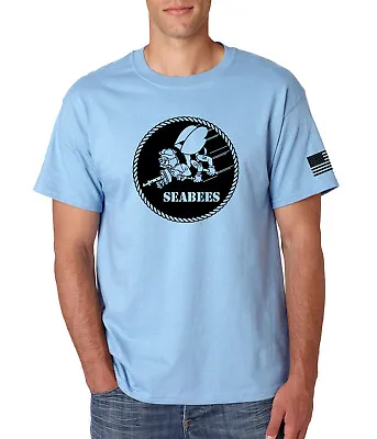 US Navy SEABEES T-Shirt Army Air Forces 2nd Amendment Pro Guns S-6XL Tee • $20.95