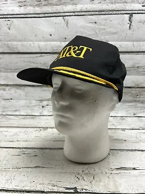VTG AT&T Phone Company Embroidered Captains Rope Trucker Hat Cap Made In USA • $27.35