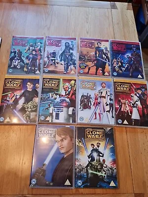 £5.99 • Buy Star Wars The Clone Wars Complete Seasons 1-3 DVD 9 Disc Set + MOVIE