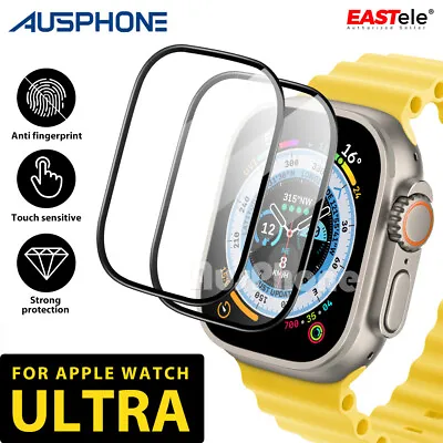 $5.79 • Buy For Apple Watch Ultra 8 7 SE 6 5 49/41/45/40/44 Tempered Glass Screen Protector