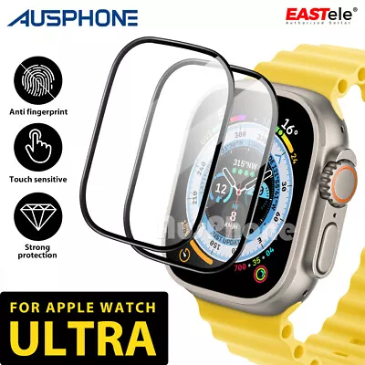 $5.79 • Buy For Apple Watch Ultra 9 8 7 SE 6 49/41/45/40/44 Tempered Glass Screen Protector