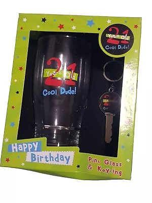 21st Birthday Pint Glass Keyring • £6.99