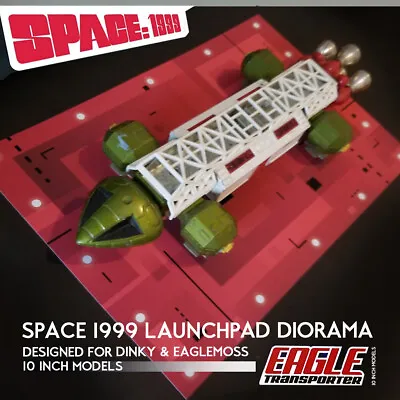 Space 1999 Eagle Launchpad Diorama -  For Dinky & Eaglemoss 10  Models Models • $28