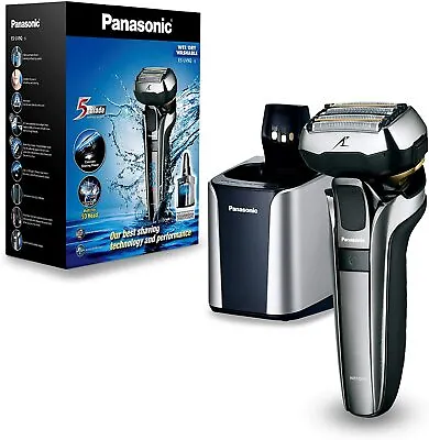 Panasonic® 5-Blade Cordless Shaver Multi-Flex 5D Head & Cleaning Station & Case • $611.62