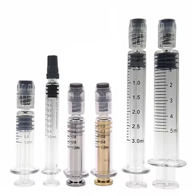 Acrylic Luer Lock Syringe For Labs Use For Thick Liquids Glue L Q❤ AUT • $5.87