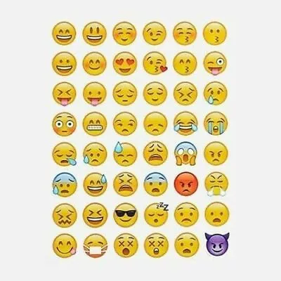 $3.95 • Buy 144 Emoji Stickers Sheet Emoticon Bullet Journal Japanese Style ~ Smiley Faces