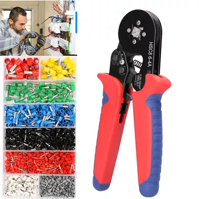 1200Pcs Wire Ferrule Crimper Crimping Plier Tool Set Terminal Connector Kit L3F6 • $23.39