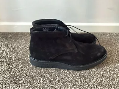 H&M Suede Black Shoes Men Size 7/ EUR 41 • £39.90