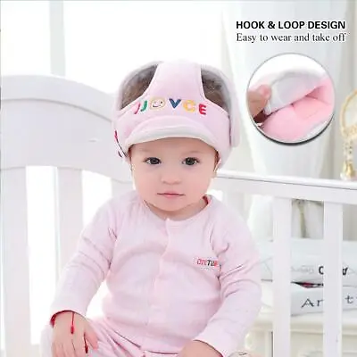 Baby Infant Toddler Safety Protective Helmet Head Guard Hat Cushion For Children • £9.32