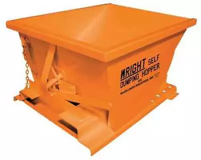 Zoro Select 2577 Orange Self Dumping Hopper4000 Lb.Orange • $919.99