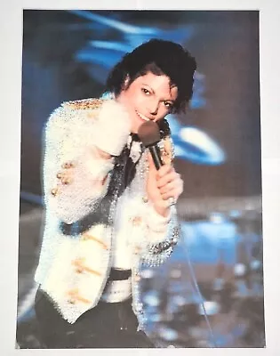 Vintage Michael Jackson 3d Lenticular Photo 80's Picture Poster Card • £9.95