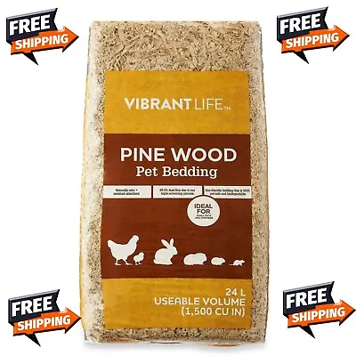 PET CAGE BEDDING Pine Shavings For Small Pets And Chickens 4 Lbs (Fast Shipping) • $18.99