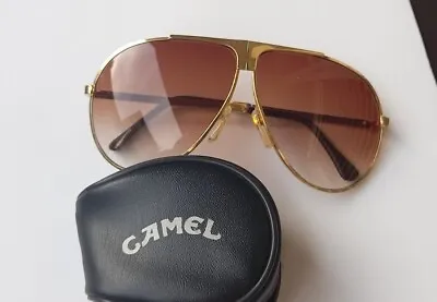 Camel Vintage Folding Aviator Sunglasses  • $13.30