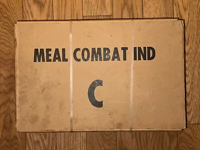 Vietnam US Army C Ration Meal Combat Individual Case W/ Empty Cartons Feb 1979 • $118.74