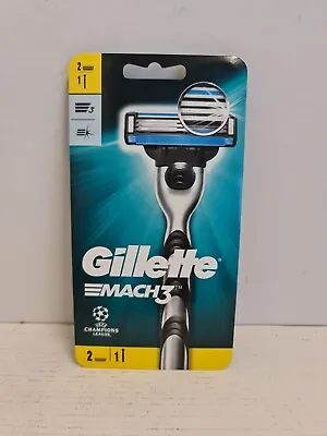 Gillette Mach 3  Razor + 2 Blades • £6.99