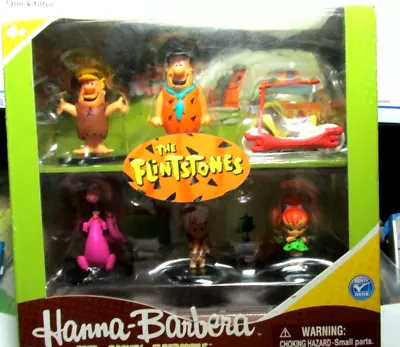 Vintage Nib Jazware Hanna-barbera The Flintstones Figures • $44.99