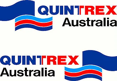 Quintrex 4 Colour Boat  Tacklebox Small Mirrored Sticker Decal Set Of 2 • $25