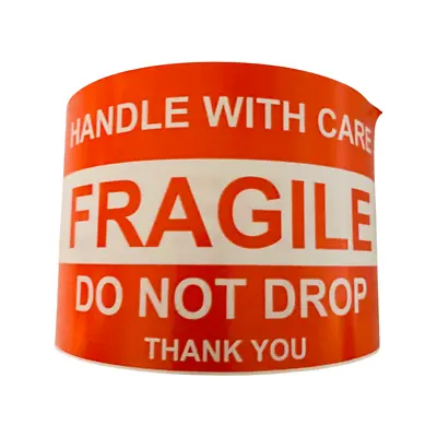 3x5 FRAGILE DO NOT DROP Shipping 1 Roll Of 500 Labels • $17.99