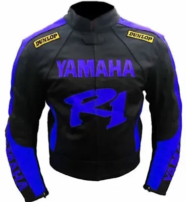 Brand New Yamaha R1 Motorbike Leather Racing Jacket Ce Approved • £155