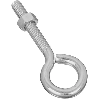 1/4  X 2  Split Eye Bolt W/ Nut Zinc PK/15 • $15.99