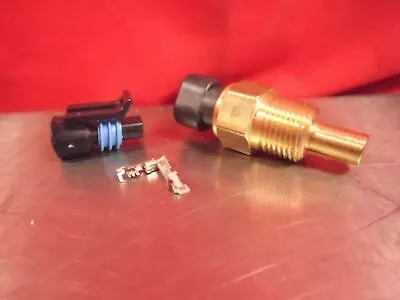 Water Temp Sensor With Connector And Pins 3/8 Npt Works With Megasquirt • $40.50