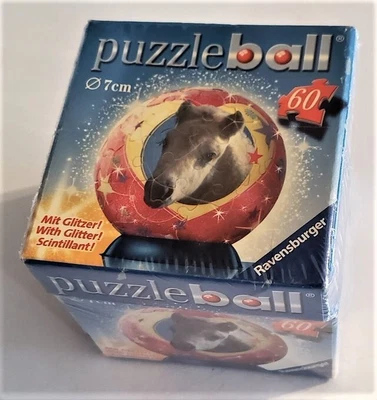 $3.50 • Buy RAVENSBURGER PUZZLE BALL 60 Pieces Horse Pony 2009 With Glitter NEW SEALED