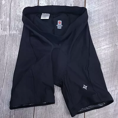 Specialized Padded Cycling Shorts Mens Small Black Performance Wicking Bike • $18.88