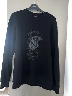 H&M X The Weeknd XO Collection Deadstock Rare Black Sweatshirt Size Small • £40