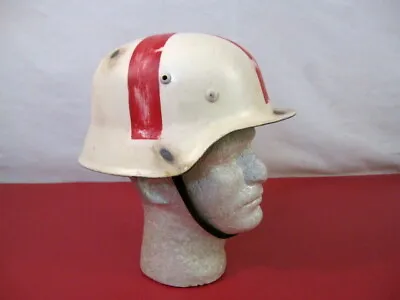 WWI German Army M1917 Stahlheime Steel Helmet W/Liner - Red Cross Medic - Repro • $109.99