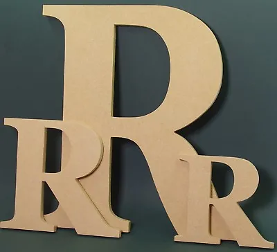 £9.95 • Buy EXTRA LARGE Wooden Letters 40 Cm X 9 Mm Thick-MDF- Hand Made,Names,Signs-Georgia