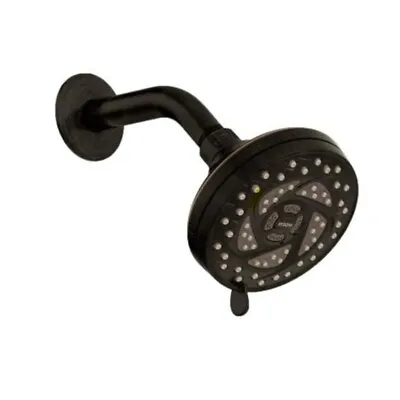 Moen Propel 5-Spray 4.5 Inch Diameter Fixed Shower Head In Mediterranean Bronze • $29.99