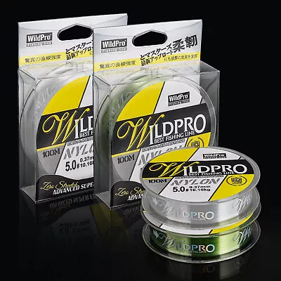 Wildpro Monofilament Fishing Line- Pool Lake Sea Fishing Line Mono Various Size • $5.98