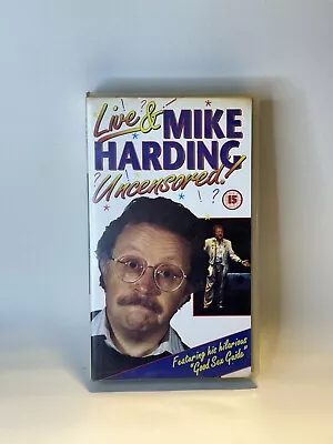 Mike Harding - Live And Uncensored (VHS 1993) Featuring His  Good Sex Guide  • £7