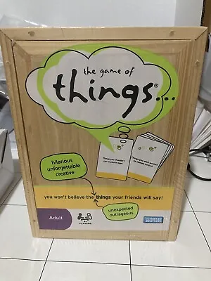 $24.99 • Buy The Game Of Things Adult 2009 Parker Brothers 300 Hilarious Topics New Sealed